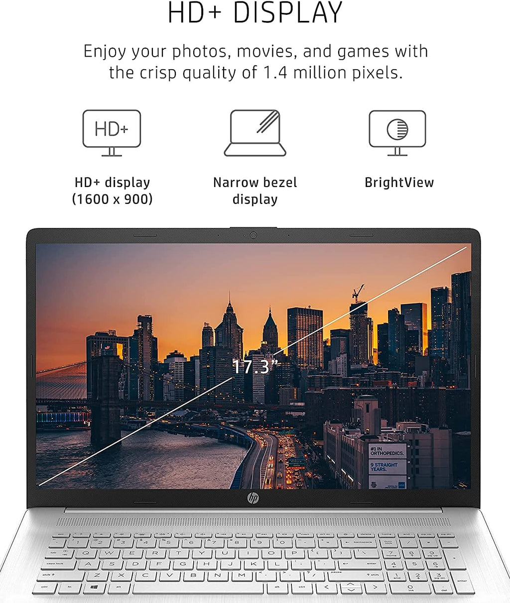 17.3" HD+ AMD Athlon Silver 3050U 4GB RAM 256GB SSD Laptop Y699