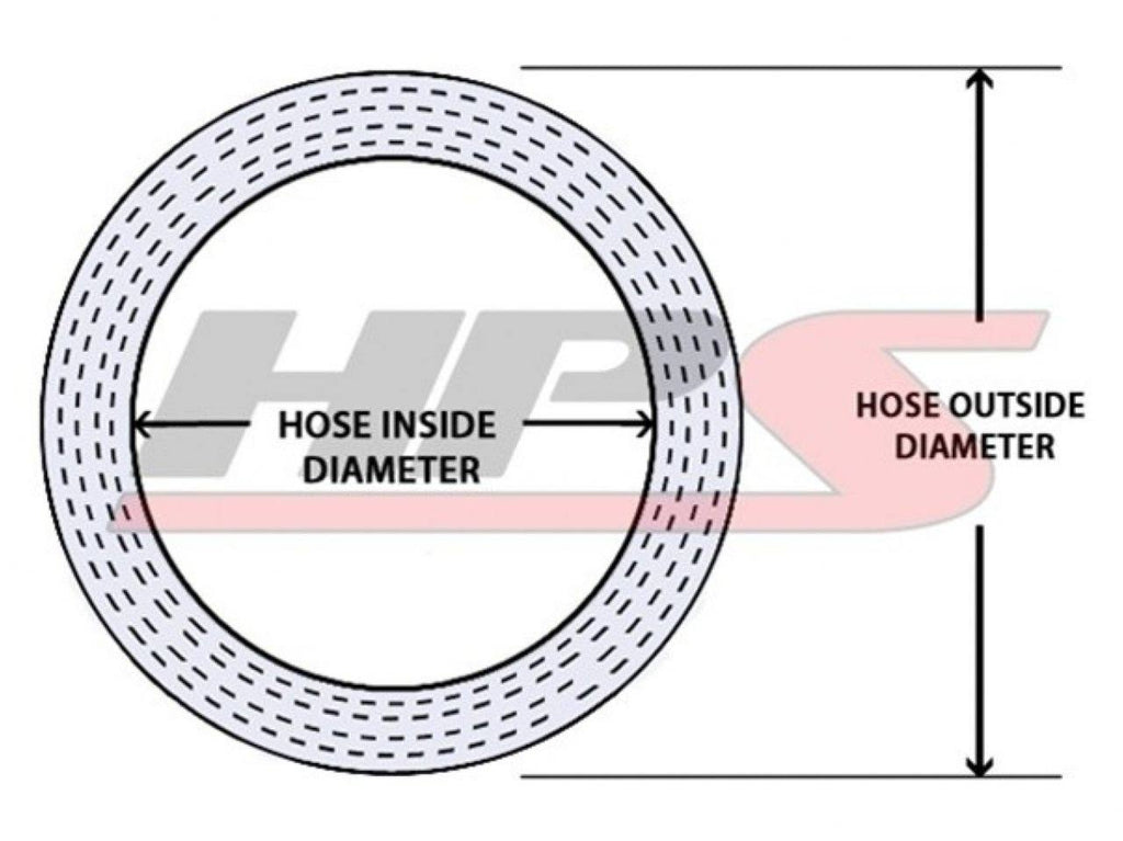 10 Feet Red Reinforced Silicone Heater Hose P967