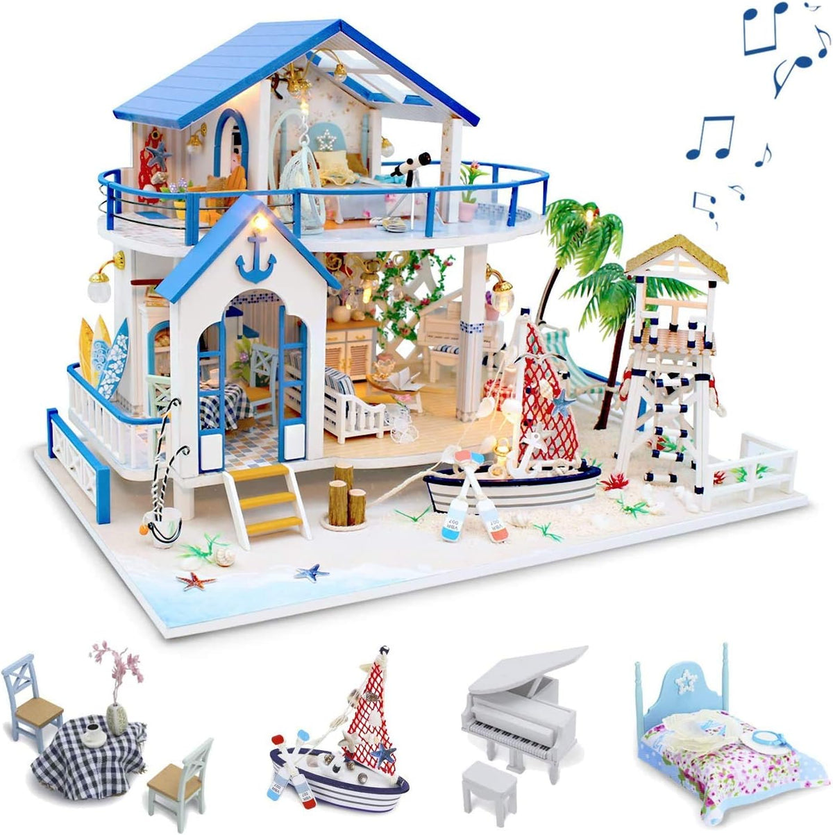DIY Miniature Dollhouse Kit 1:24 Scale N122