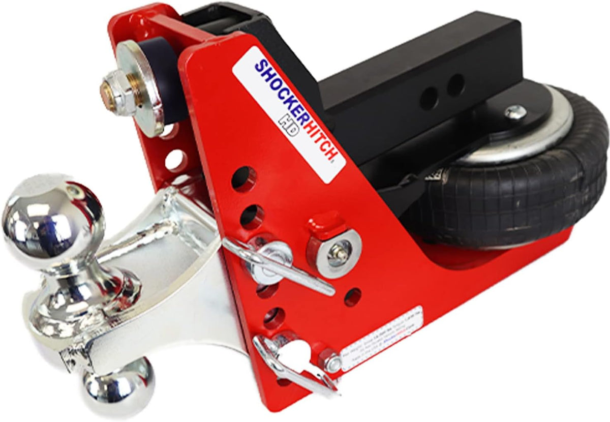 Air Hitch with Combo Ball Mount (2" & 2-5/16" Balls), Fits 2-1/2" Hitch - 12,000 lbs Y1430
