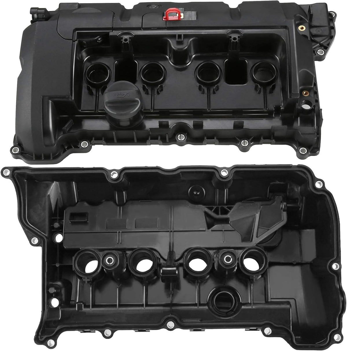 Engine Valve Cover with Gasket & Cap Compatible with Mini Cooper 1.6L DOHC Z959268
