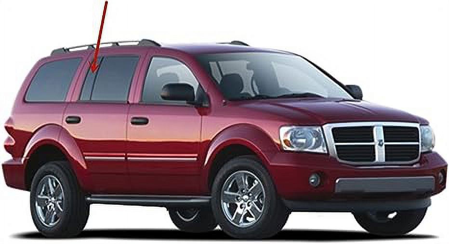 Rear Vent Window Glass Compatible with Dodge Durango 2004-2009 Z14029