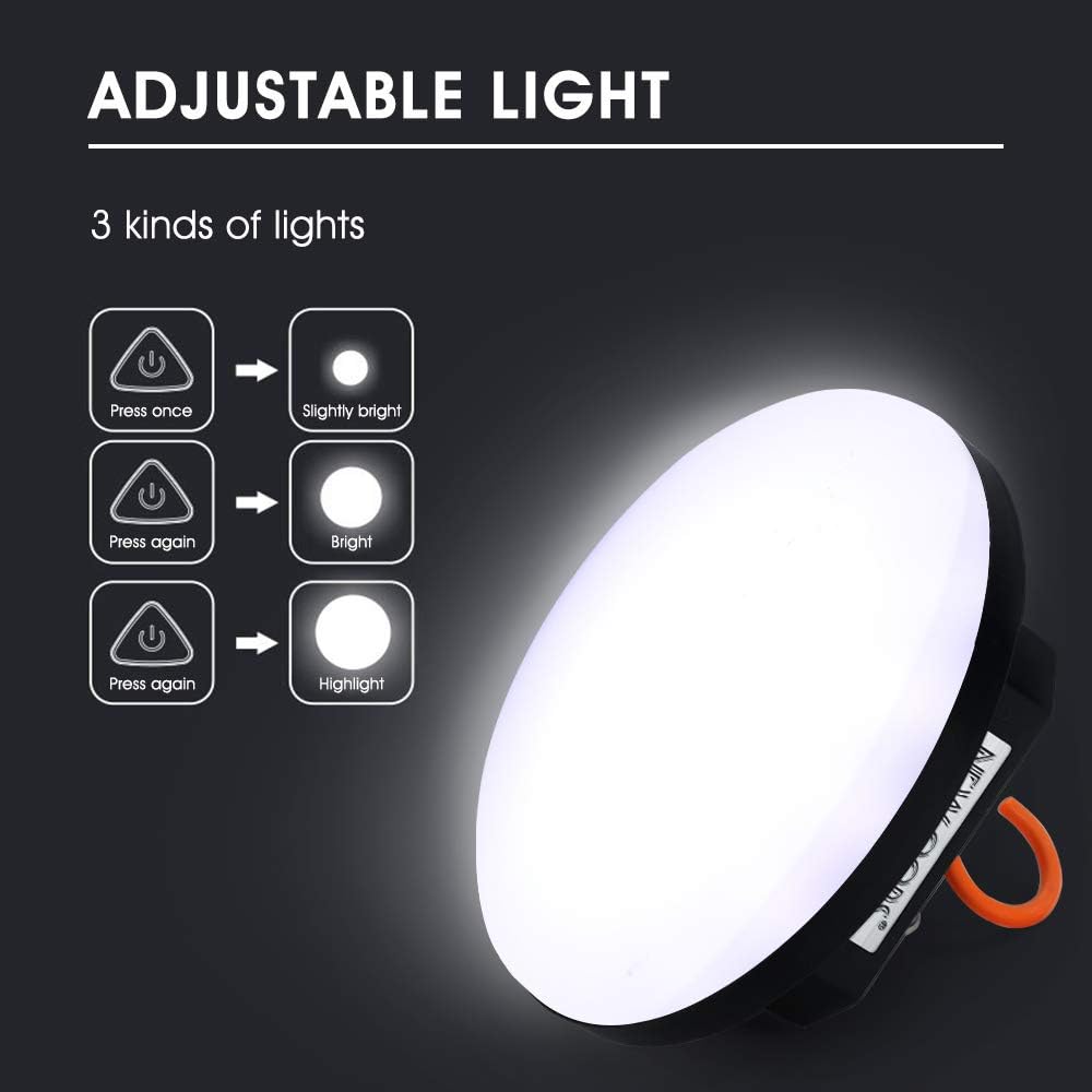 LED Camping Lights USB Rechargeable Portable Waterproof Tent Lanterns X952