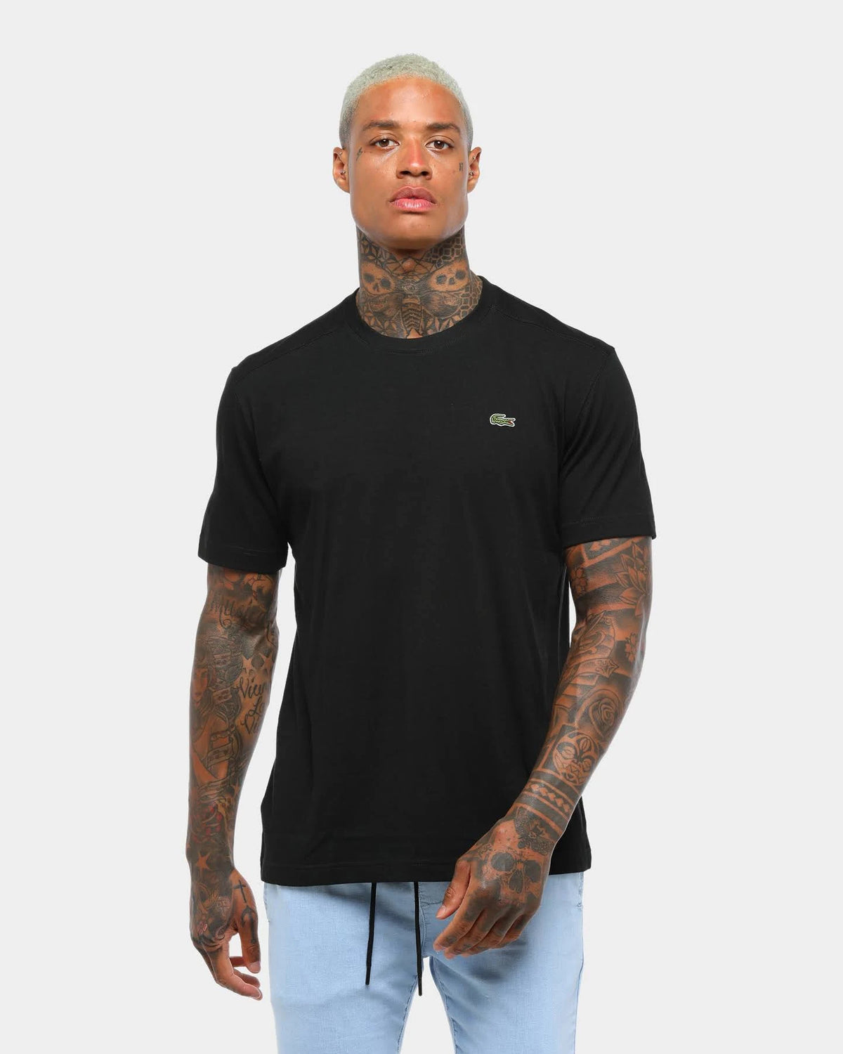 Black Crew Neck Sport Tee N233150