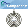 6 inch 4 Turns Surface Burner Element for Range, Stove & Cooktop J82619