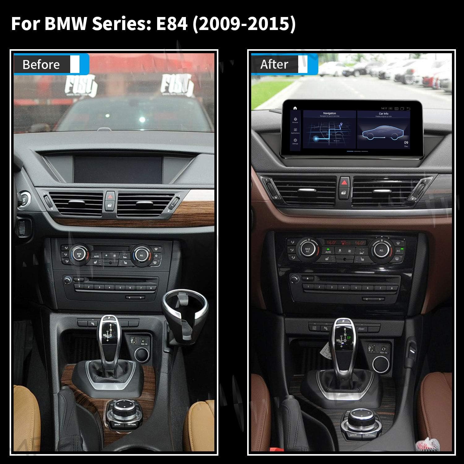 10.25 inch IPS Touch Screen CarPlay Android auto for BMW X1 E84 K811