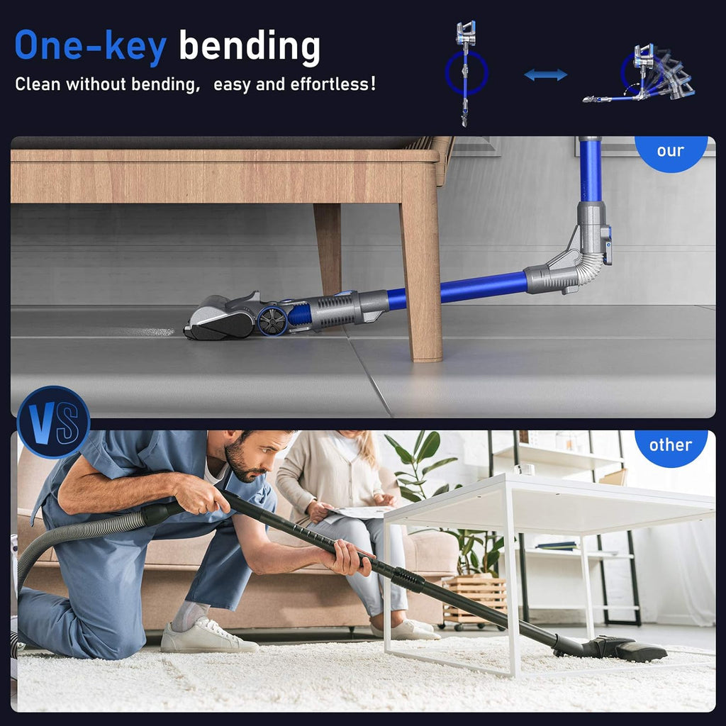 Cordless 4 in 1 Stick Vacuum Cleaner with LCD Touch Screen G7401