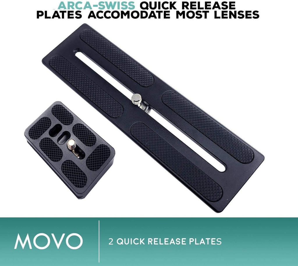 Carbon Fiber Gimbal Tripod Head with Arca-Swiss Quick-Release Plates B4780