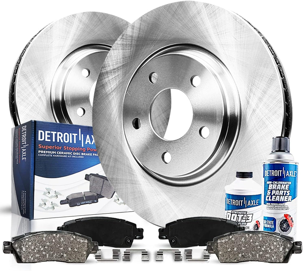 Front Disc Rotors + Brake Pads 6pc Set H41211