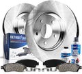 Front Disc Rotors + Brake Pads 6pc Set H41211