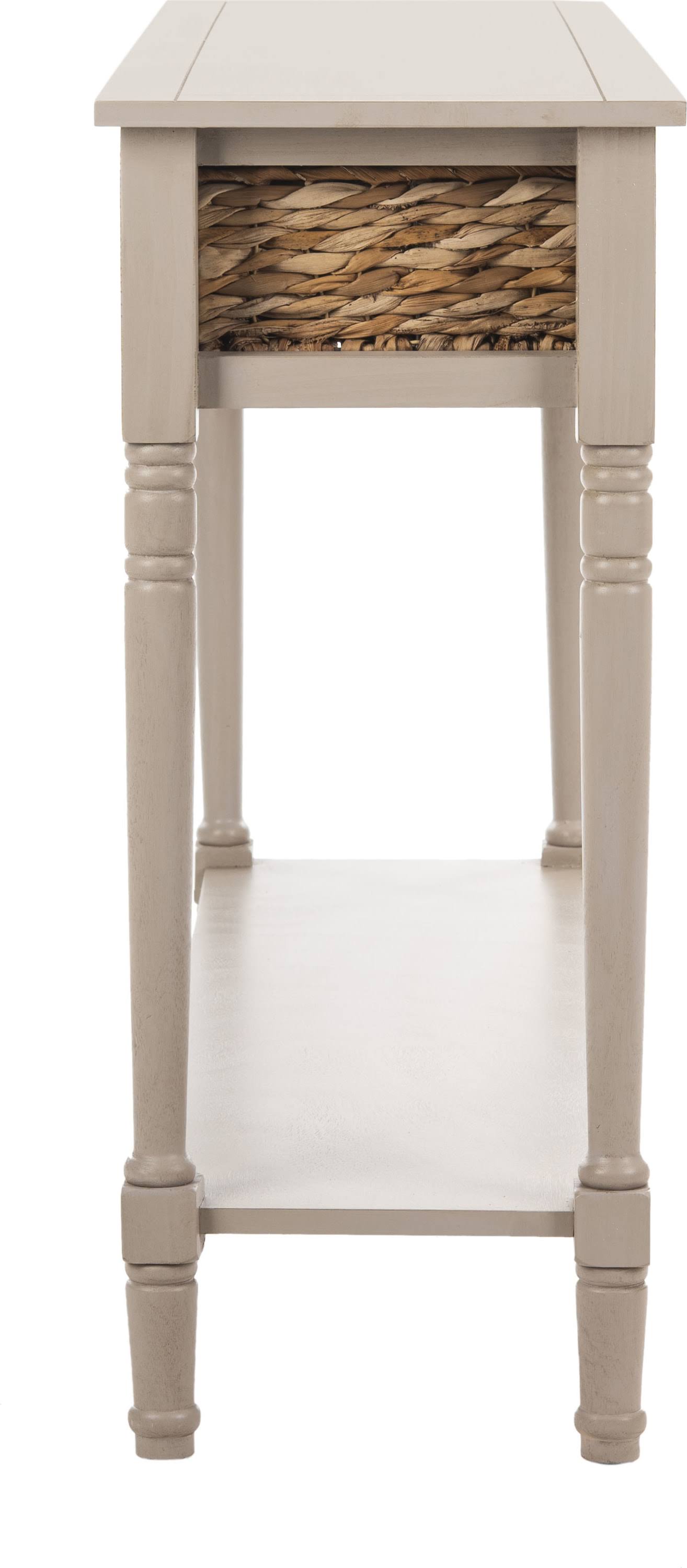 Vintage Grey Console Storage Table E86555