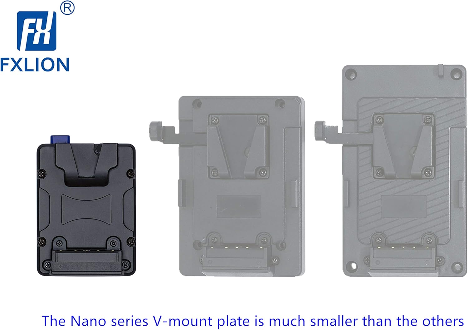 Mini V-Mount Plate with 15mm Rod Mount X622380