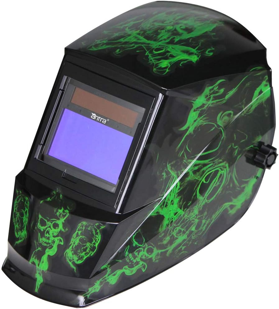 Auto Darkening Welding Helmet, Wide Shade Range 4/5-13, 6+1 Extra Lens Covers Pack of 2 K943