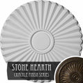 19 3/4 inch x 1 3/8 inch Hand-Painted Ceiling Medallion U267