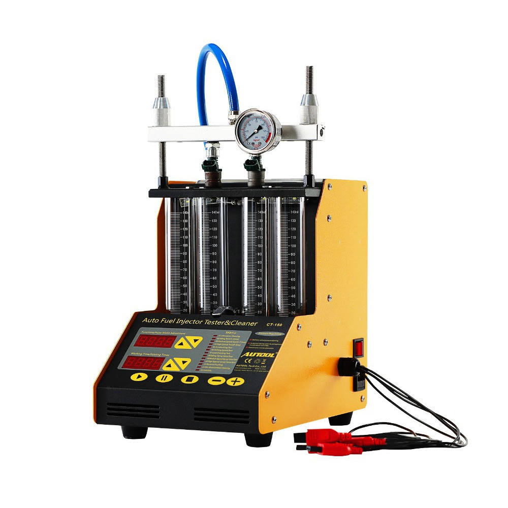 4 Cylinder Fuel Injector Tester Ultrasonic Cleaning Cleaner M7746