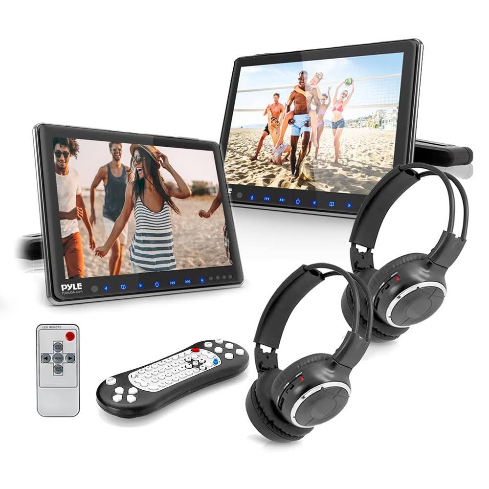 9.4x22 Car Headrest DVD Player Kit F74750
