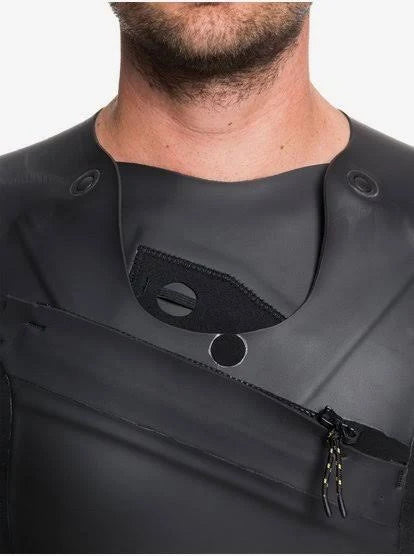 Black Chest Zip Fullsuit B559092