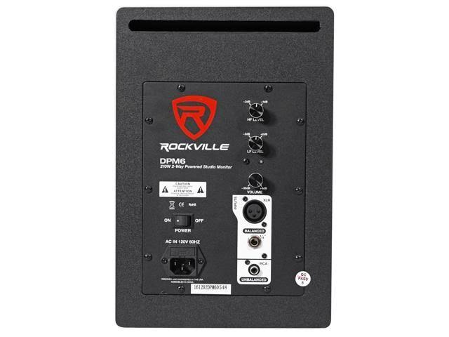 Active Studio Monitors with Stands Headphones Mic Shield U243068