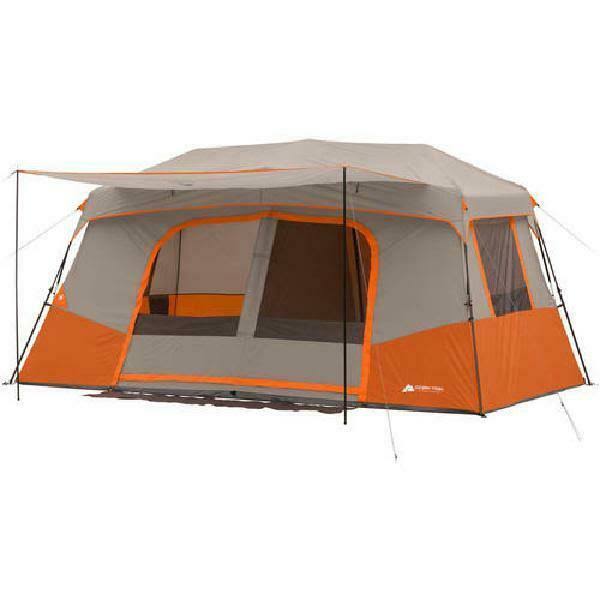Green 11-Person Instant Cabin Tent with Private Room C192625