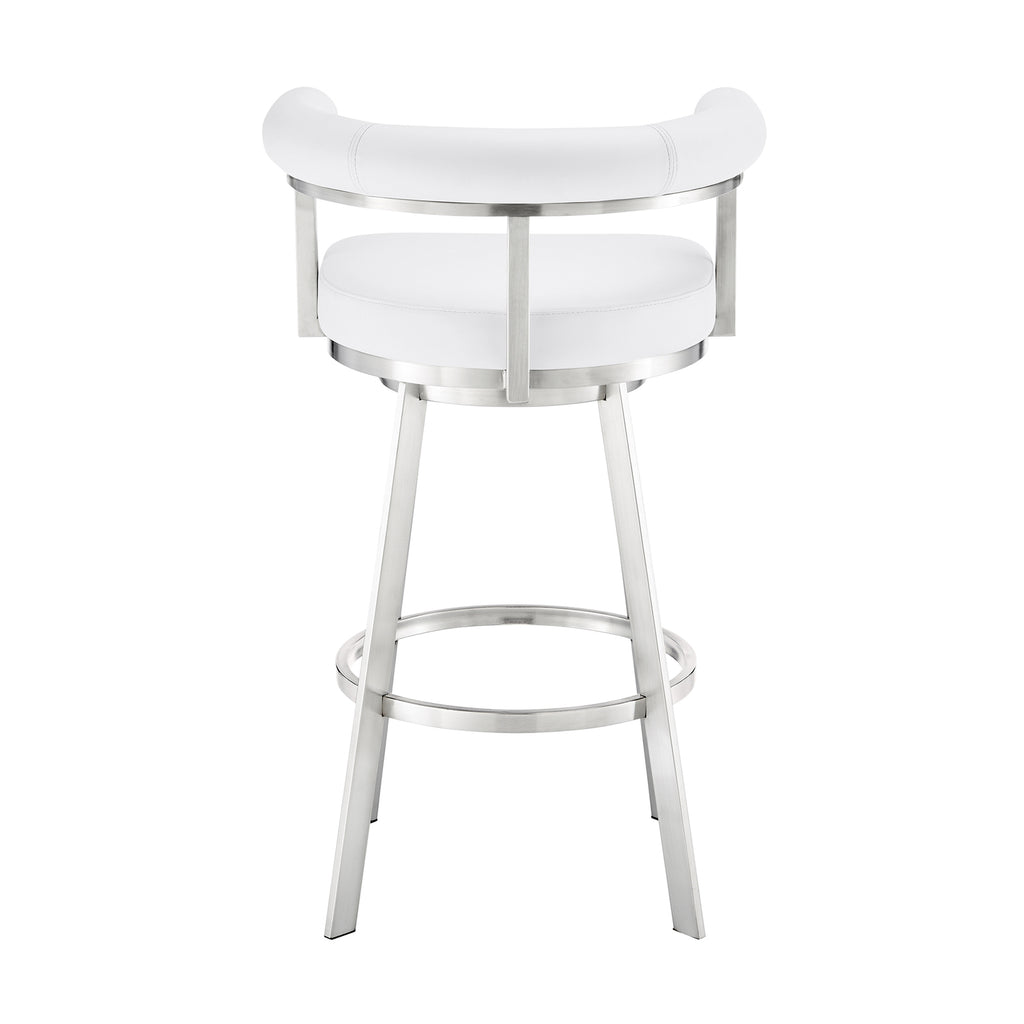 Black/Chrome Swivel Bar Stool K13771