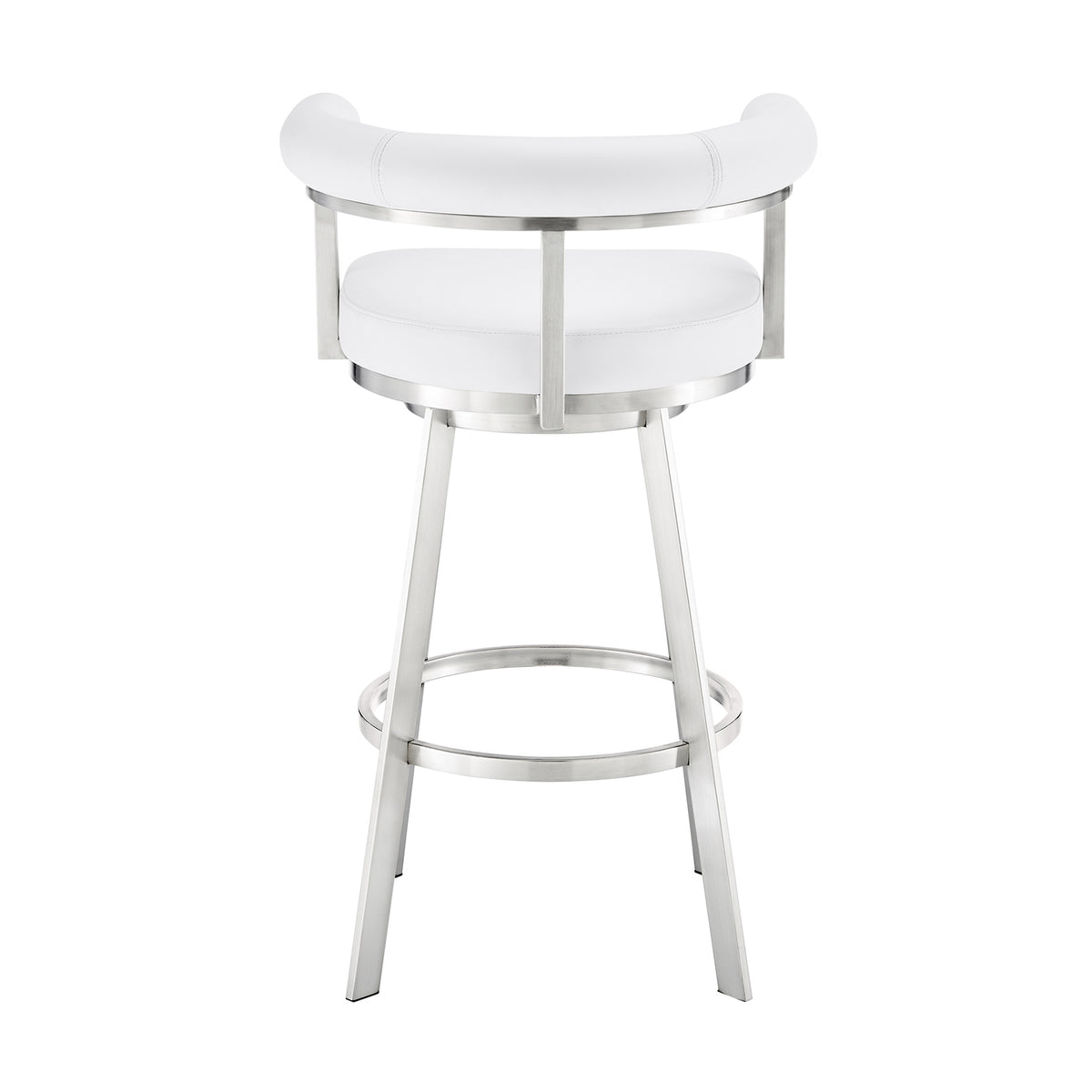 Black/Chrome Swivel Bar Stool K13771