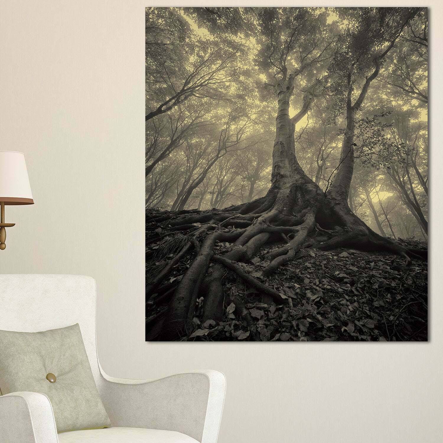 Black Graphic Art on Wrapped Canvas L593362