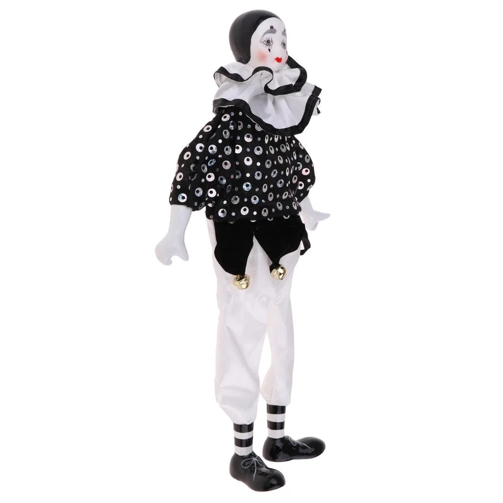 15" Porcelain Clown Doll with Painted Face P824