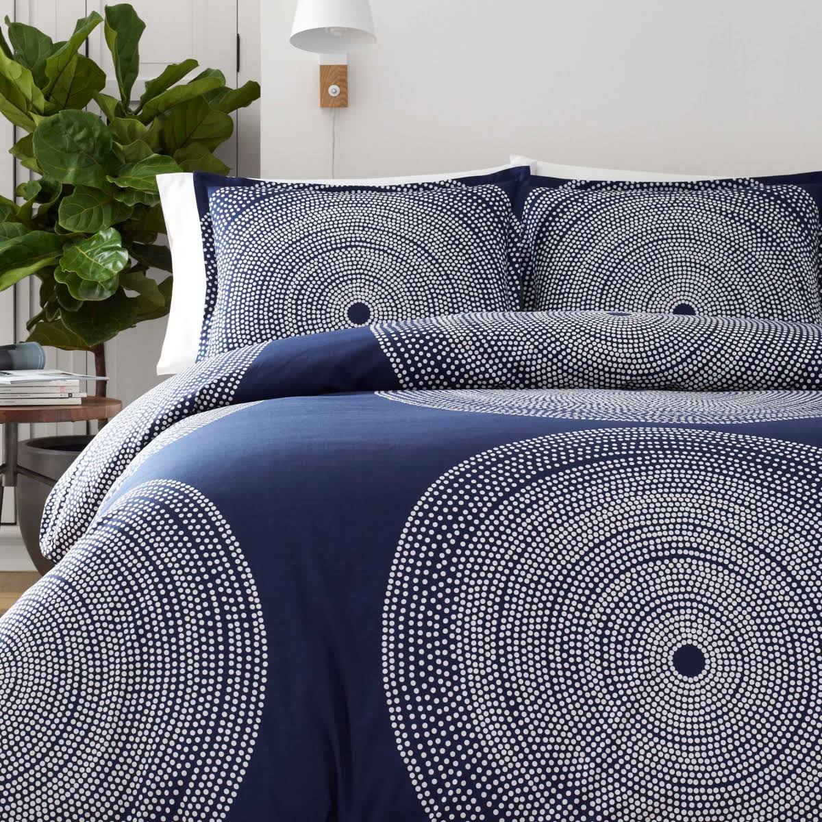 Navy Twin Duvet Cover Set J7600