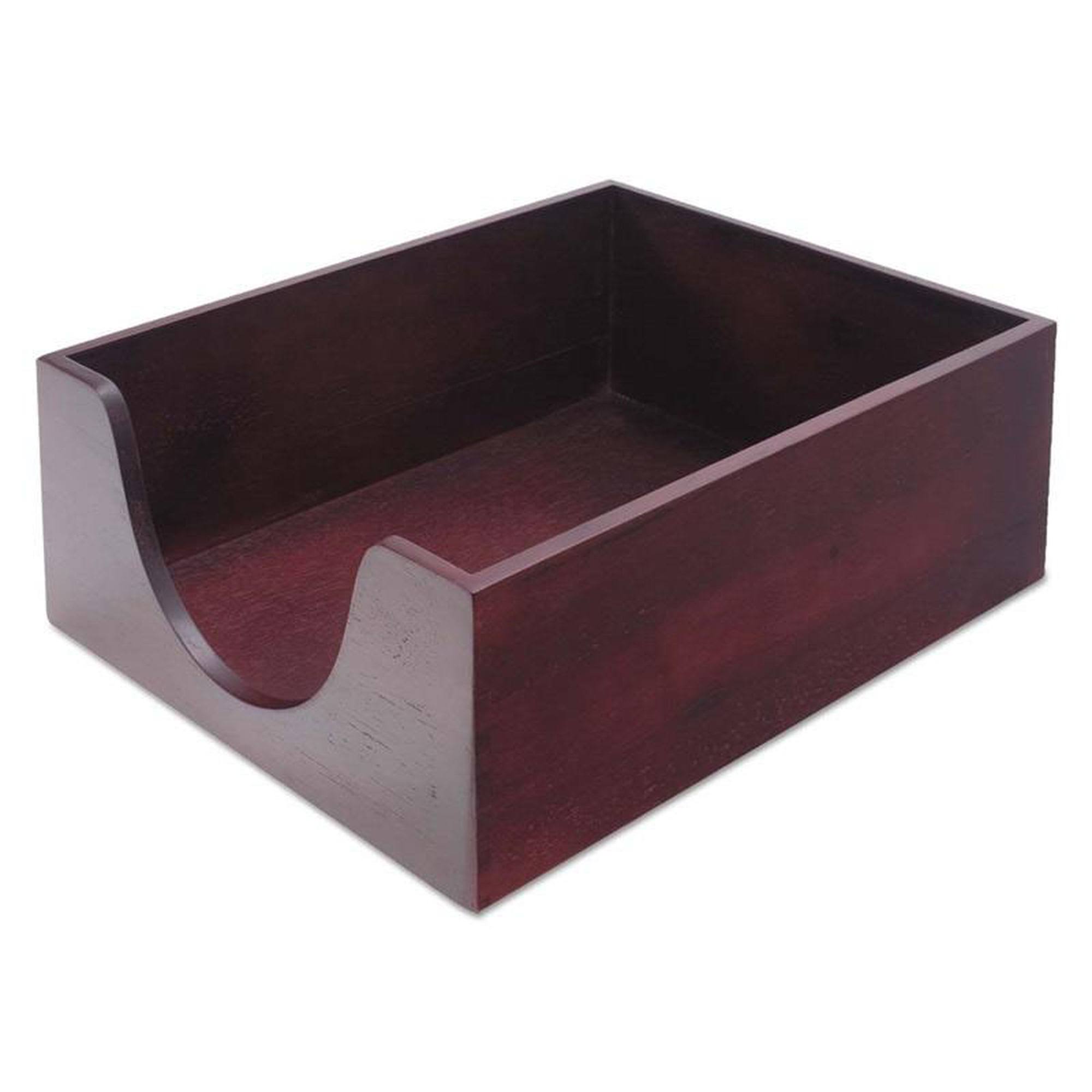Mahogany Stackable Desk Tray V249304