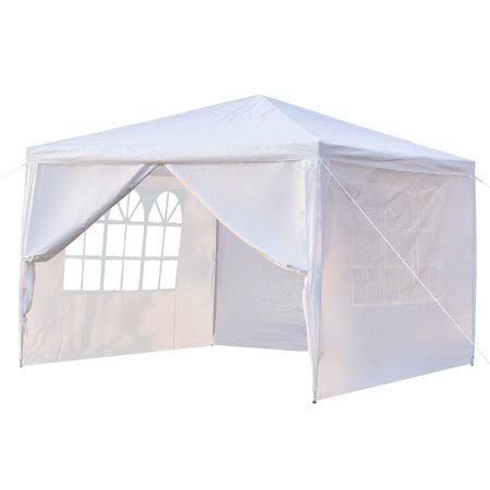 10 x 10 Heavy Duty Pop Up Canopy Tent with 4 Side Walls I332649