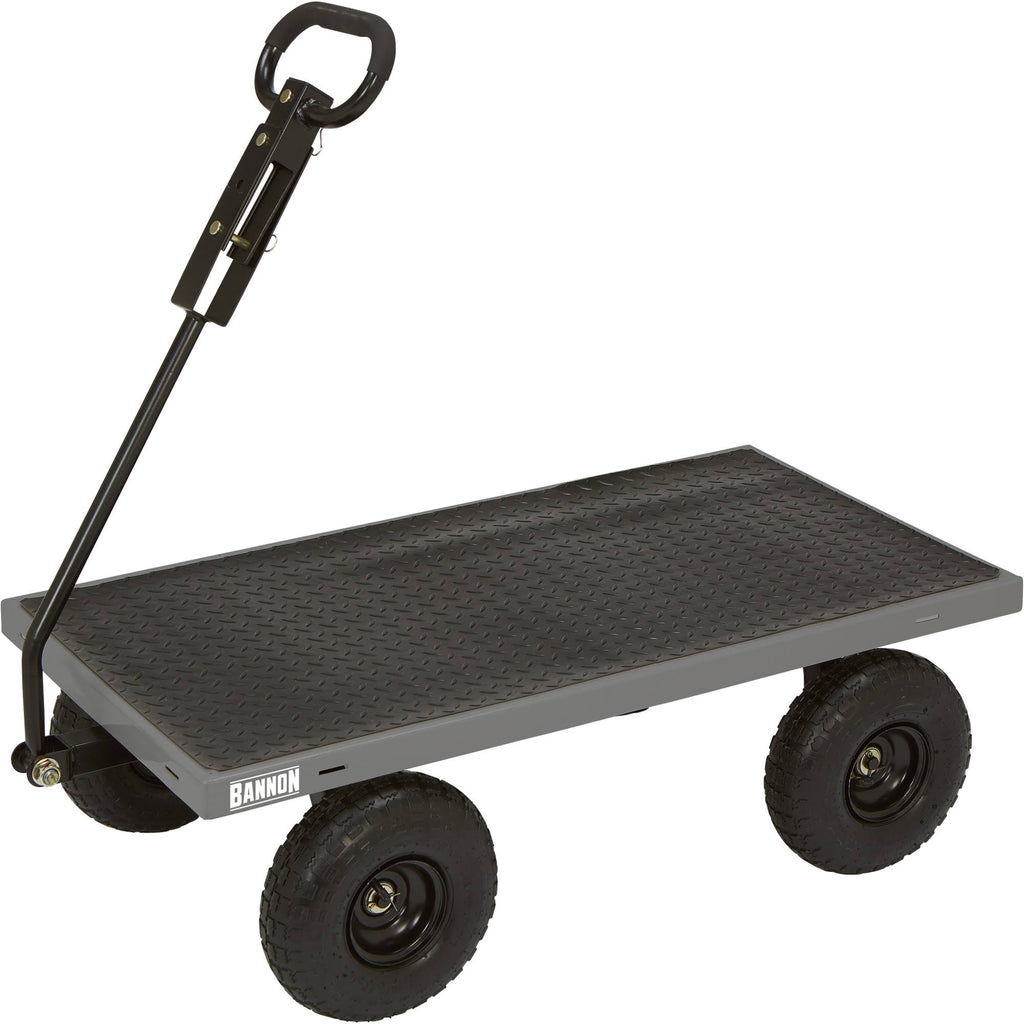 Industrial-Grade Steel Wagon, 800 lbs Capacity, 10 inch Tires L7273