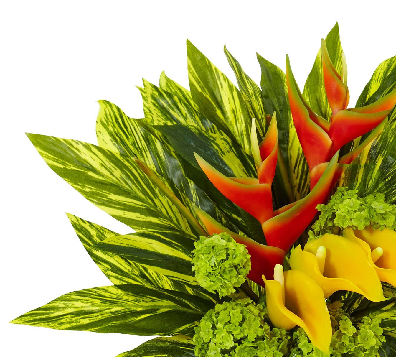 Silk Heliconia and Calla Arrangement W826