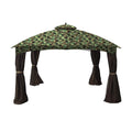Camo Green Replacement Canopy Top Cover for 10x12 Gazebo J976