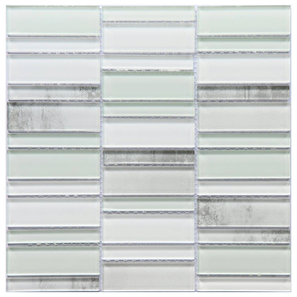 12x22 Glass Mosaic Sheet V18875