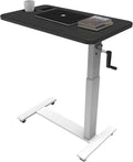 Mobile Laptop Standing Table Rolling Computer Workstation Cart with Brake Casters M18211