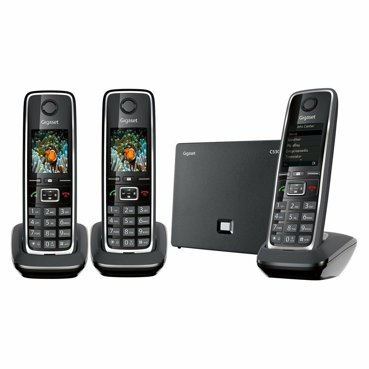 Wireless Dect Phone with 3 Terminals and Ethernet G515