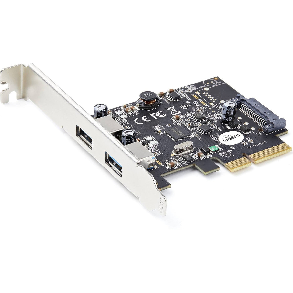 2-Port USB PCIe Card 10Gbps USB 3.1/3.2 Gen 2 Type-A C72000