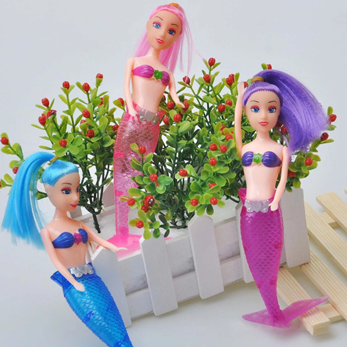 Realistic Mermaid Doll with Lighting Tail Bathtub Toy H729