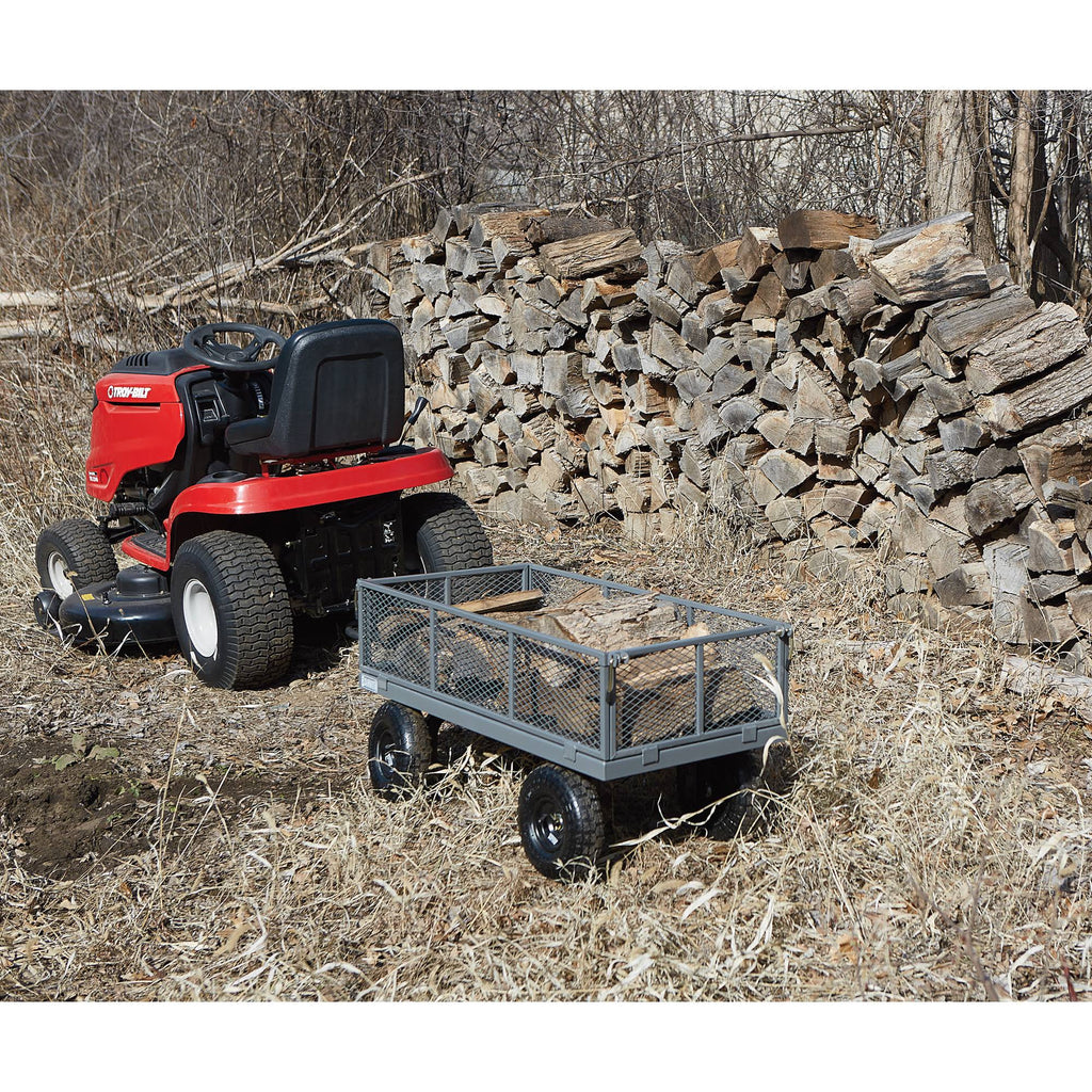 Industrial-Grade Steel Wagon, 800 lbs Capacity, 10 inch Tires L7273