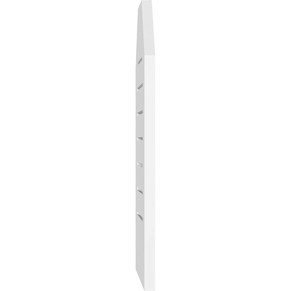 Octagonal Top Surface Mount PVC Gable Vent W185