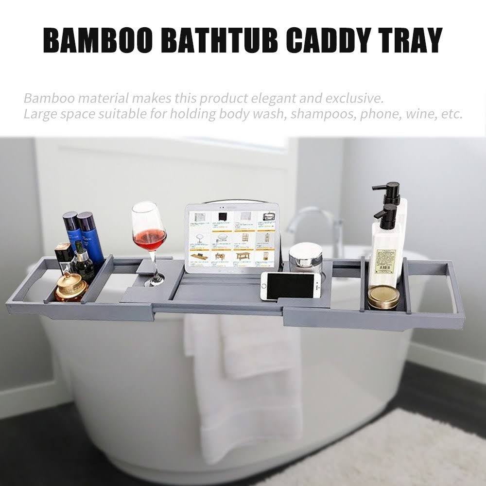 Bamboo Bathtub Caddy Tray N180878