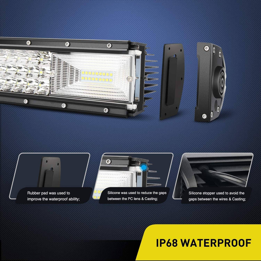 52inch 783W Curved Triple Row LED Light Bar O90175