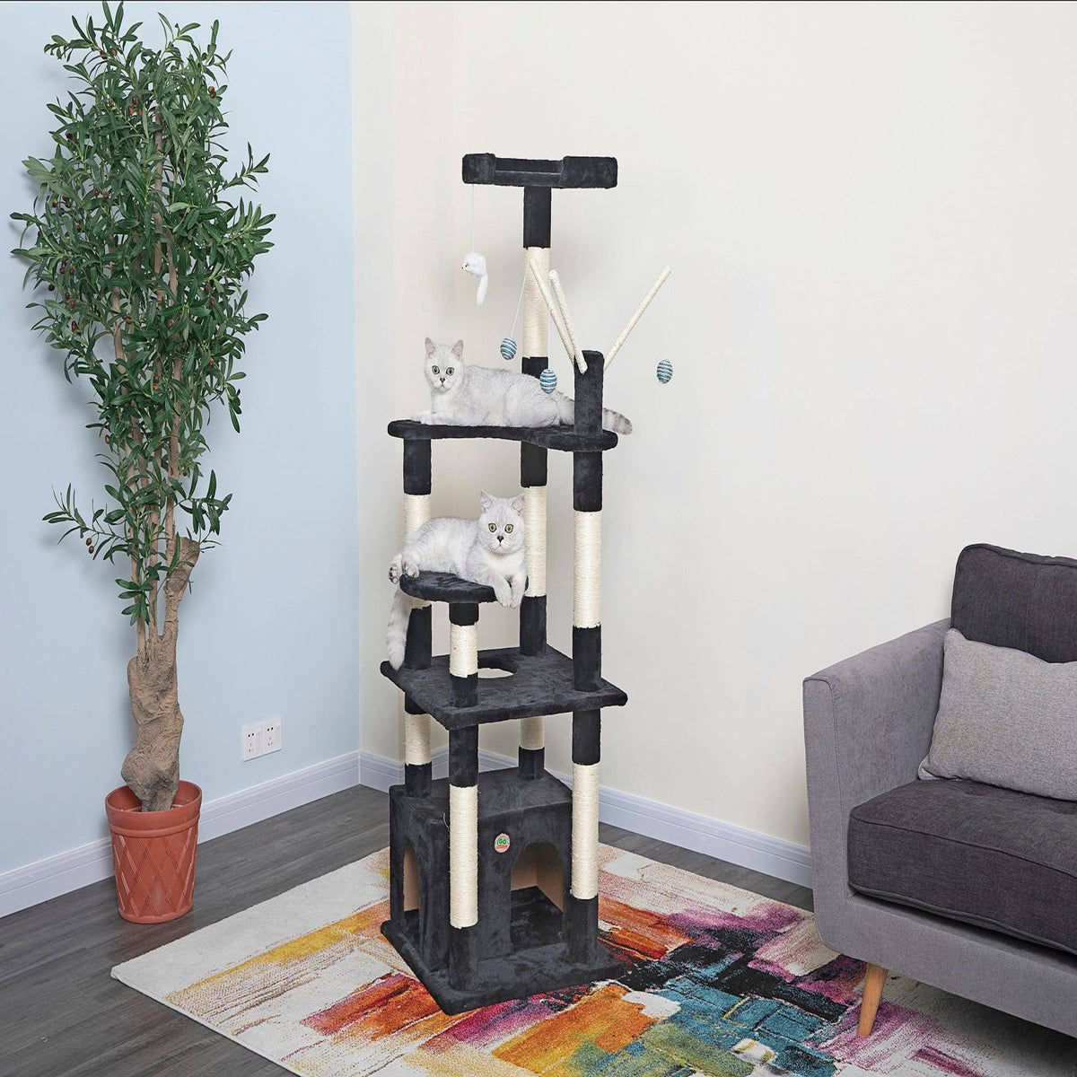Black Cat Tree R98605