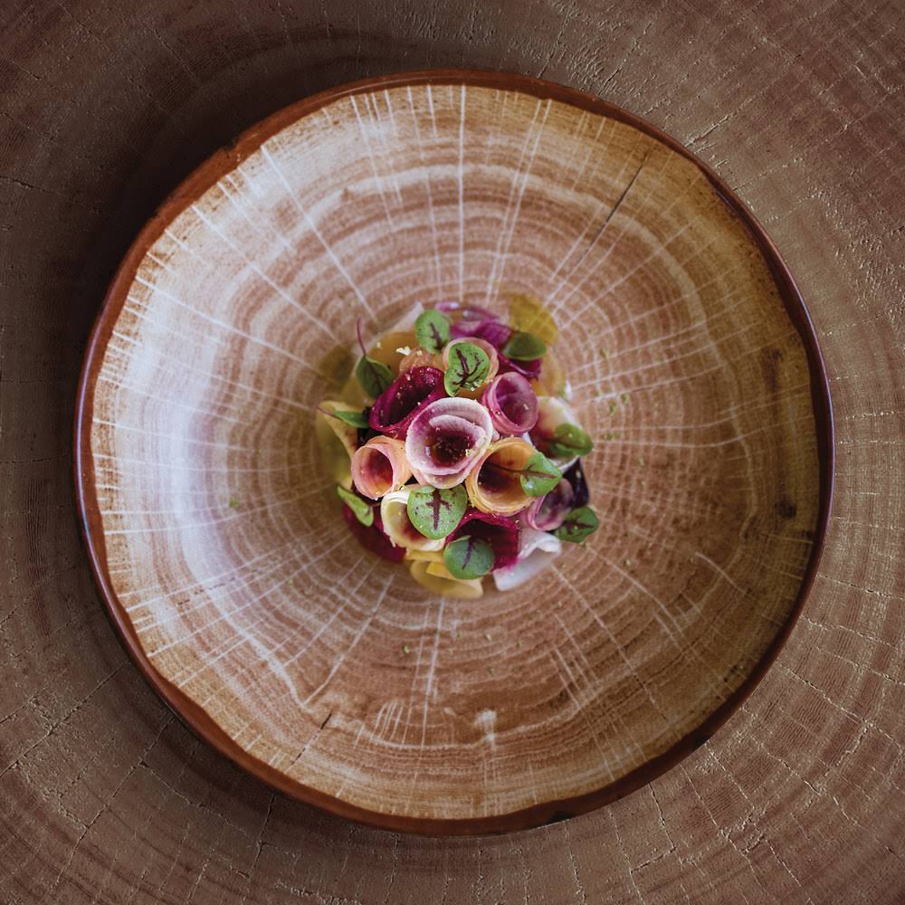 Timber Brown Porcelain Deep Coupe Plate - 12/Case E45682