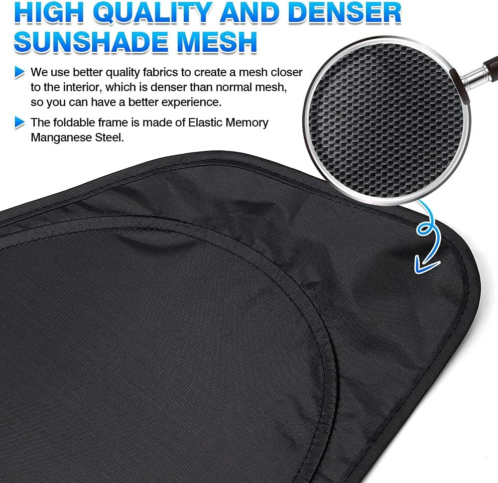 Car Window Sunshade Full Set for Toyota RAV4 2019-2022, Pack of 2 G957