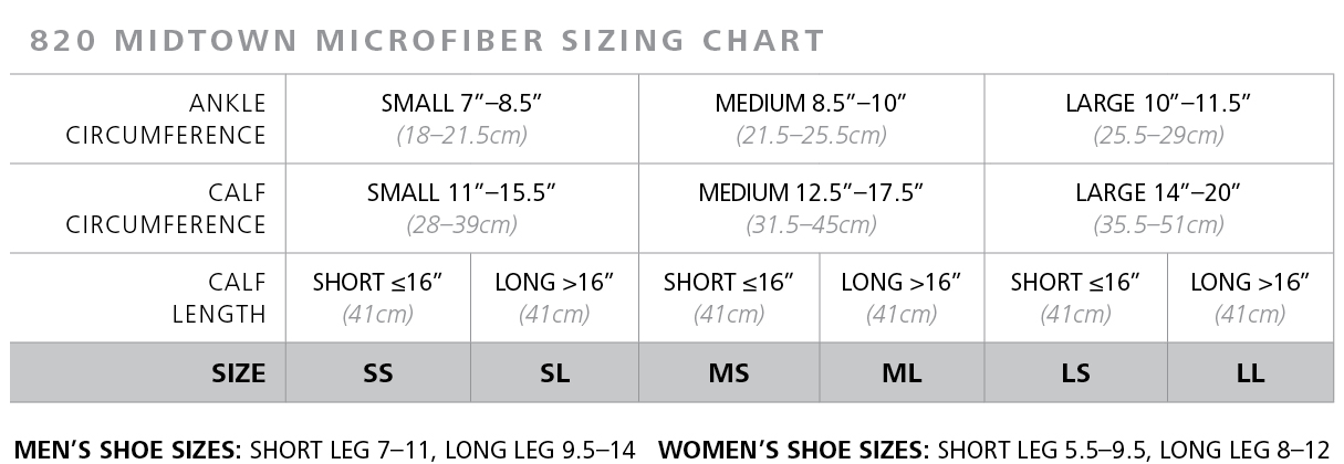Microfiber Calf Sleeves with Grip, Size L H373576