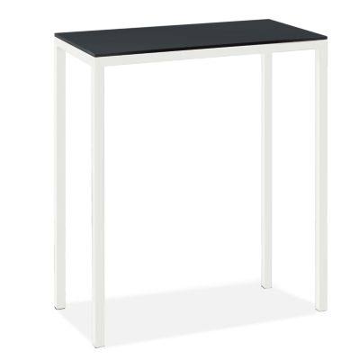 Smoke Tempered Glass Patio Bar Table Q8636