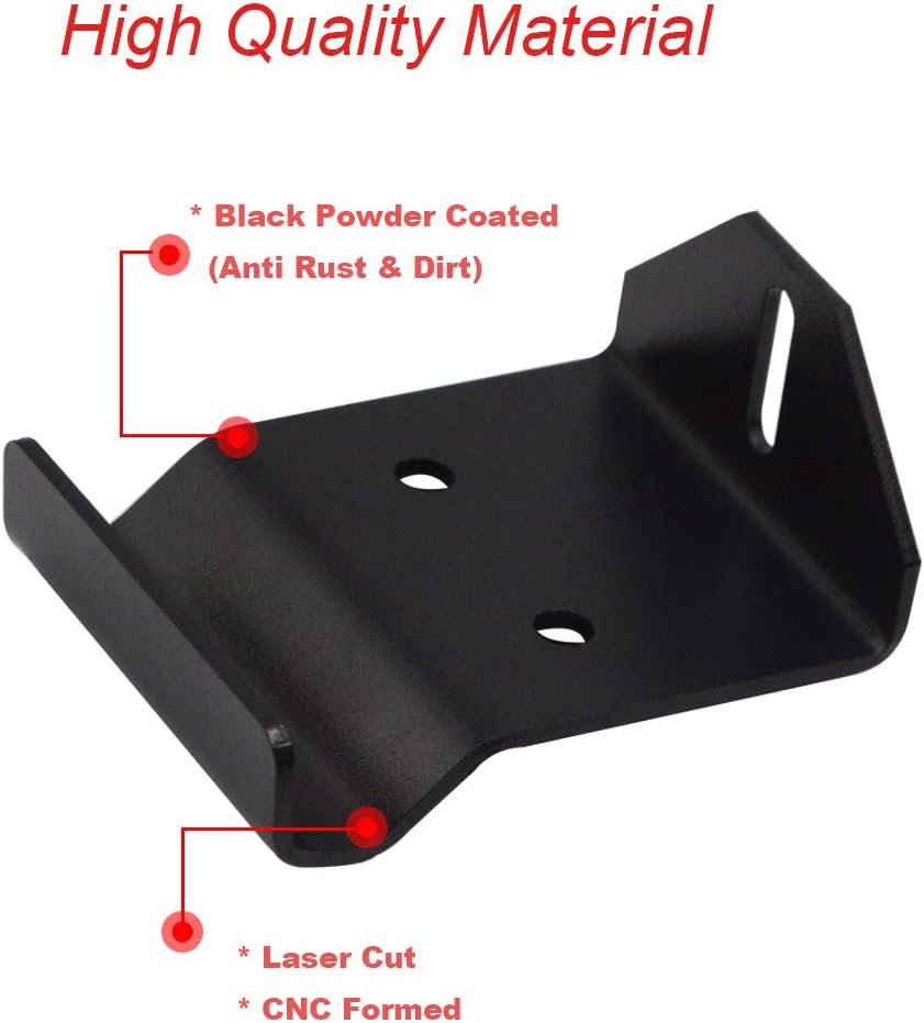 Upper Windshield LED Light Bar Mounting Brackets Pack of 2 P2393