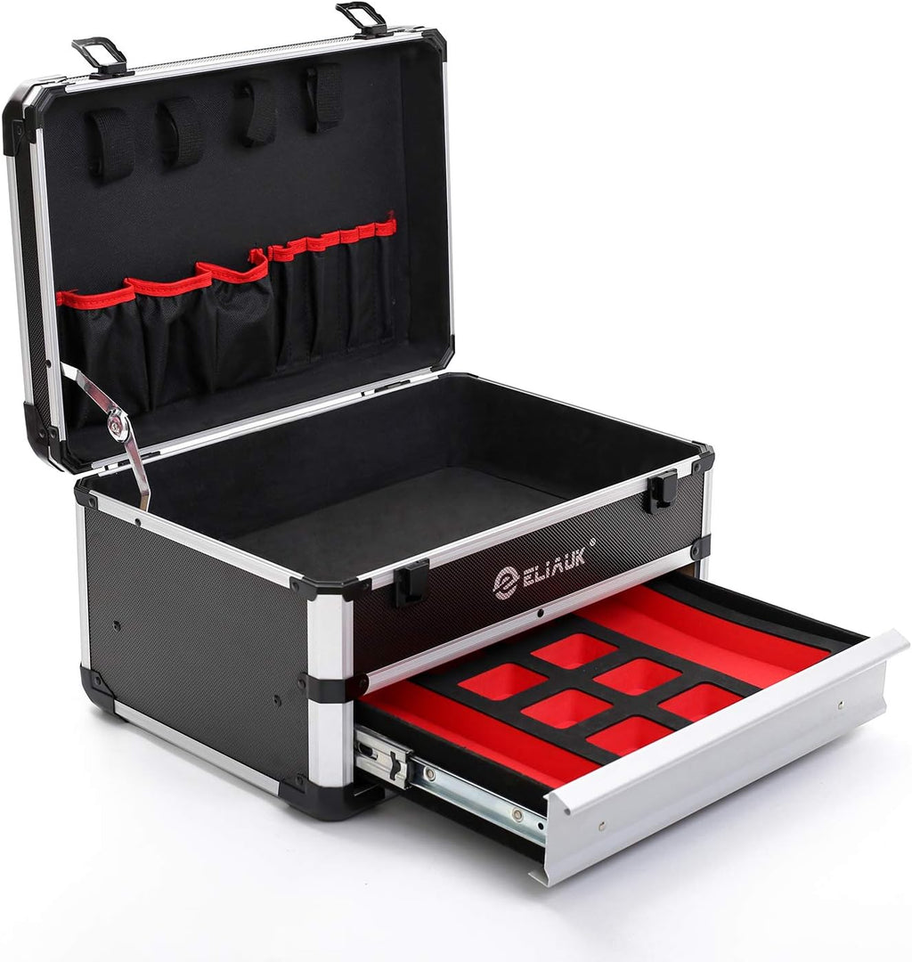 Portable Aluminum Tool box with Drawer N177229