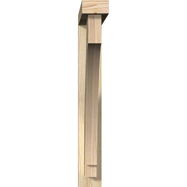 Rough Sawn Bracket with Offset Brace, Douglas Fir W940322